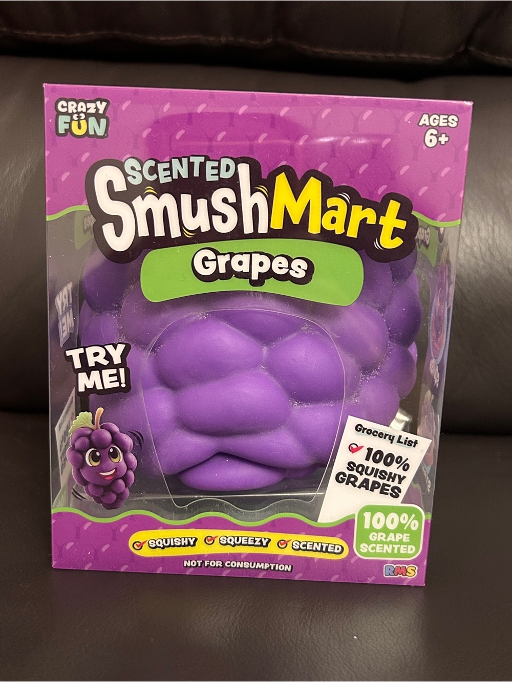 SmushMart Grapes Squishy Fidget Toy